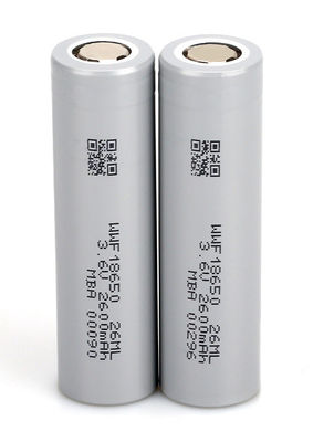 2600mAh Li-Ionen-Zylinder-Wiederaufladbare Batterie 18650 Li-Ionen Niedertemperatur