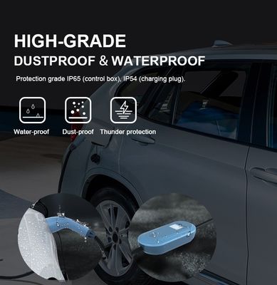 LCD-Bildschirm Elektro-Hausladegerät 8 kg Elektro-Auto-Wandladegerät