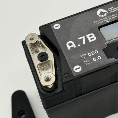 Motorradrettung LiFePO4 Batterie 6,5Ah Kapazität und Kupferterminal 12V