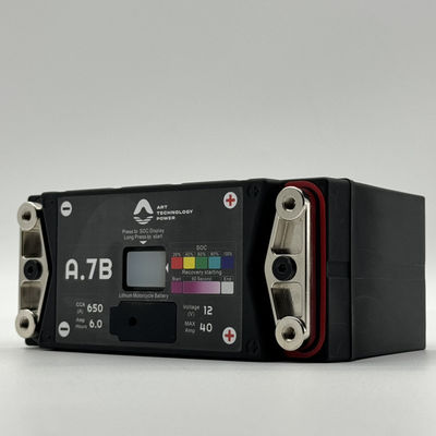 Motorradrettung LiFePO4 Batterie 6,5Ah Kapazität und Kupferterminal 12V