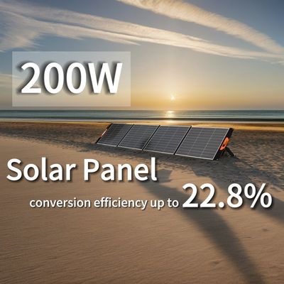 Bequeme 200 Watt Outdoor Monocrystalline Silizium Klapp Solarpaneel für die Stromversorgung