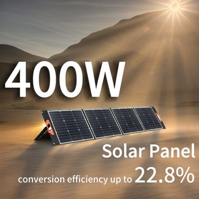 UN38.3 Tragbare Photovoltaik-Platten 400 Watt Klappbare Camping-Solarzellen