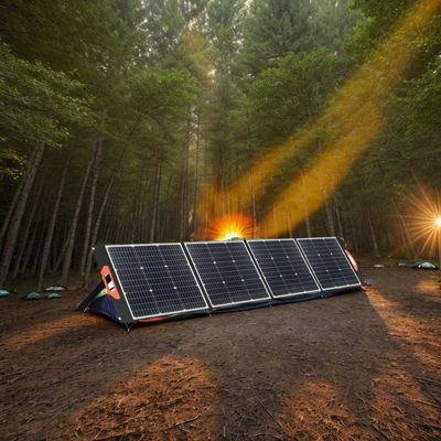 300 Watt Notfall-Solar-Panelsystem MSDS Tragbare Solarstromgenerator-Kit