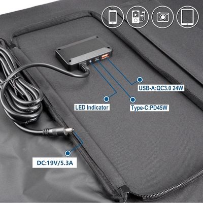 Monokristallines Silizium 100W 200W Solarpanel Photovoltaikzellen Modul Tragbares Klapppanel