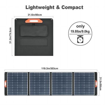 220,8% Umwandlungseffizienz Portable Solar Panel für Smartphones Laptops Camping