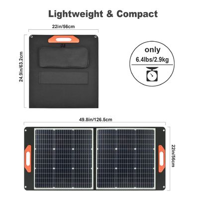 Mobil 100W-Portable Solarzellen Nachhaltige Energielösung