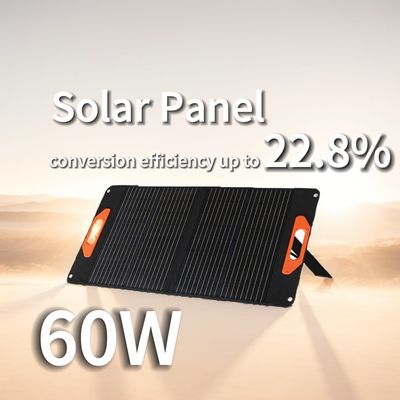Kleines Mono-Solarpanel mit 60 Watt 2,2 kg Klapp-Solarpanel-Ladegerät