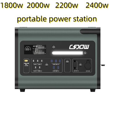 2048wh Solarkraftwerk mit Wechselrichterplatte und 220V Wechselstrom-Ausgang