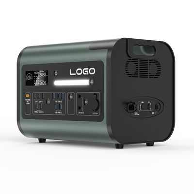Outdoor 2200W Hochleistung Große Kapazität Solarenergie Speicher Stromversorgung mit Wechselstrom-Ausgang