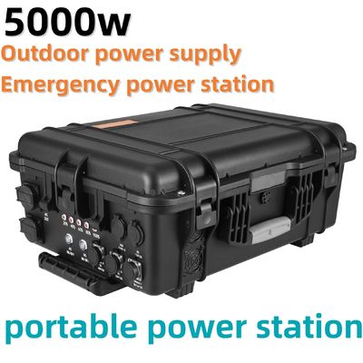 3000W/4000W/5000W Solarmobile Ladestation für den Außenbereich mit USB/Type-C 18W Max-Ausgang