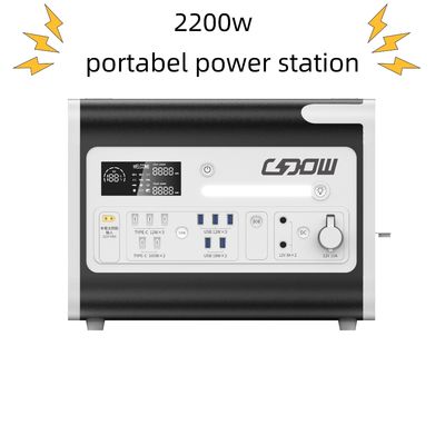 Notfall-Portable Power Station mit 2048wh Nennleistung und Solarleistung