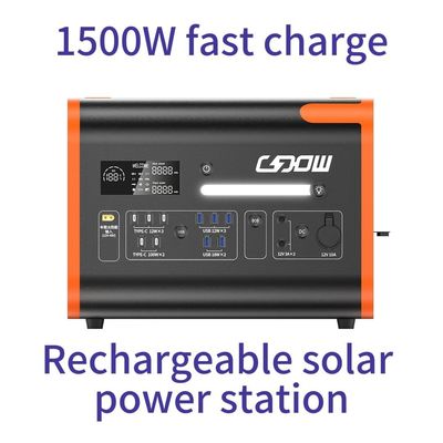 Portable Solar Power Station 2200W LiFePO4 Batteriegenerator für Familie und Notfall