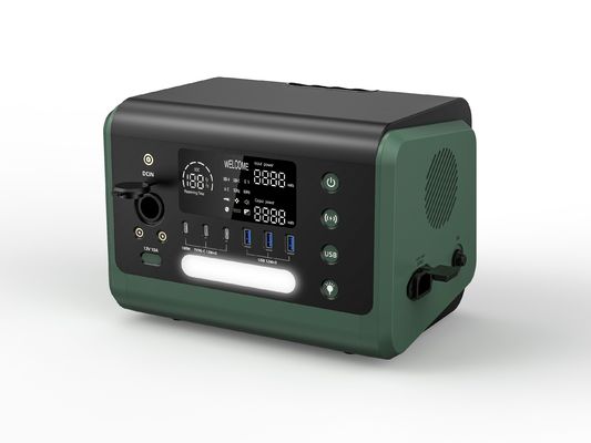 600 Wh Solar 600 Watt Portable Power Station und 15 Watt drahtloses Laden