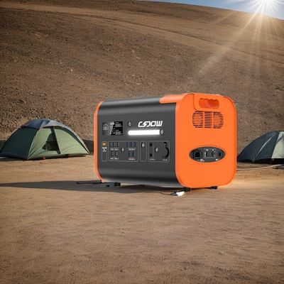 2048wh Nominalkapazität Portable Power Station mit schneller Ladung von 1500 Watt und Solarzellen