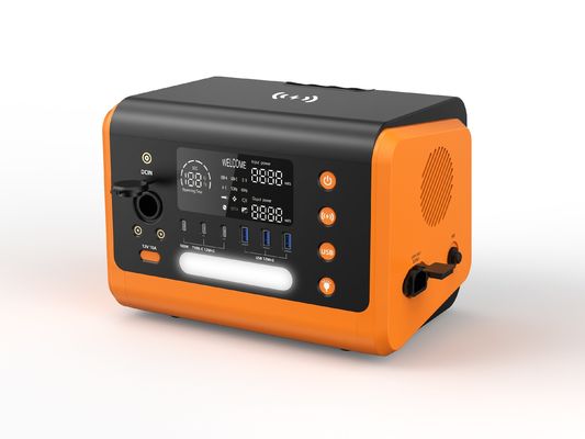 600W Solarsystem-Portable Power Station mit Sicherheitsschutz und Ladegerät