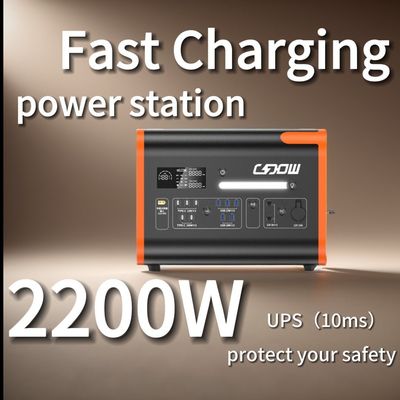 4400W Hochleistungs-Solar-Portable-Kraftwerk mit BMS-Schutz und reiner Sinuswelle