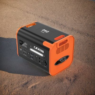 Wireless Charging 15W 1000W 2200W tragbares Kraftwerk für Notfallcamping im Freien