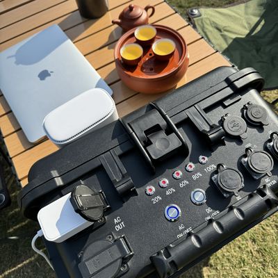 15A Max AC Ausgangsstrom Portable Solar Power Station 5000W für Zuhause und Camping