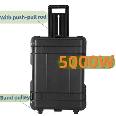 5000W tragbares Kraftwerk mit reinem Sinuswellenumrichter und EU/US Universal Steckdose