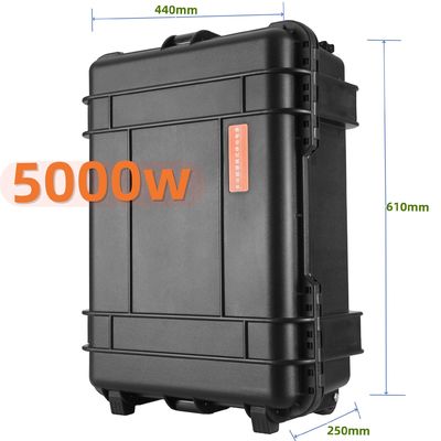 5000W tragbares Kraftwerk mit reinem Sinuswellenumrichter und EU/US Universal Steckdose