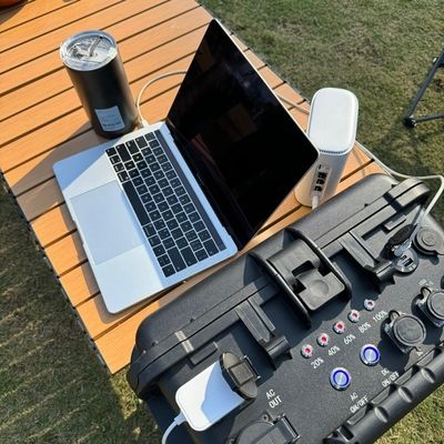 5000W tragbares Kraftwerk mit reinem Sinuswellenumrichter und EU/US Universal Steckdose