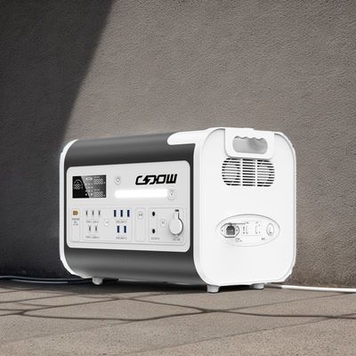 2048wh Off-Grid-Stromversorgungsanlage 800W ABS PC Aluminiumlegierung
