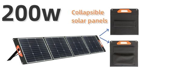 CE Monokristallines Silizium-Solarpanel 200 Watt für tragbares Kraftwerk