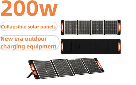 Einfach zusammenklappbare Solarkollektoren 200W Monokristallines Silizium