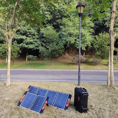 300W Klappbare Camping-Solarzellen Monokristalline Zelle Kleines Heimsystem