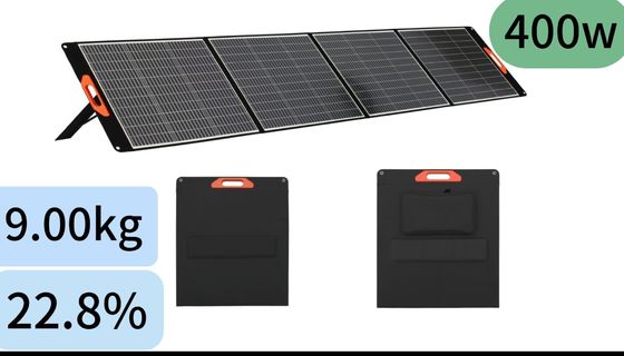 60W 100W 200W 400W monokristalline Silizium-Solarzellen mit CE-Zertifizierung in Schwarz