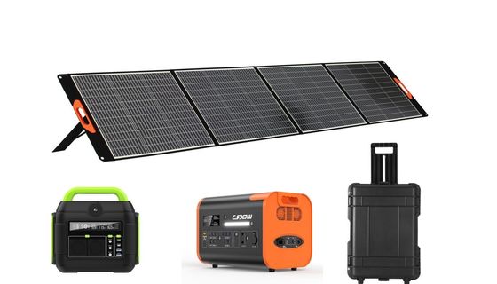 Black Power Solarzellen 400 W Outdoor-Haushaltklappbare Solarzellen