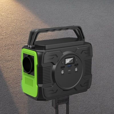 300 Watt Lithiumbatterie im Freien wiederaufladbarer Solargenerator AC DC Typ-C Batterie Sicherungsstrom Notfall tragbares Solarkraftwerk