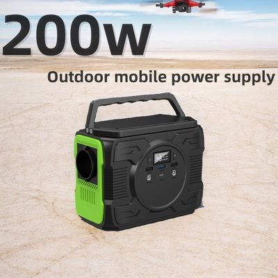 Anpassung 200W Solarenergie Speicher Lithiumbatterie Balkon Kraftwerk mit 1