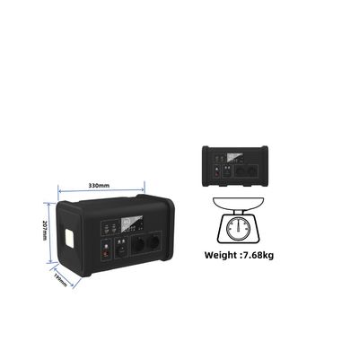 700W/537.6wh tragbares Kraftwerk für Camping und leichte Stromquelle