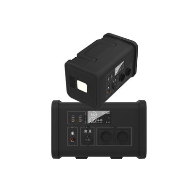 LiFePO4 Home Power Outage Portable Power Station mit 700W Wechselstrom-Ausgangsleistung und LED-Licht