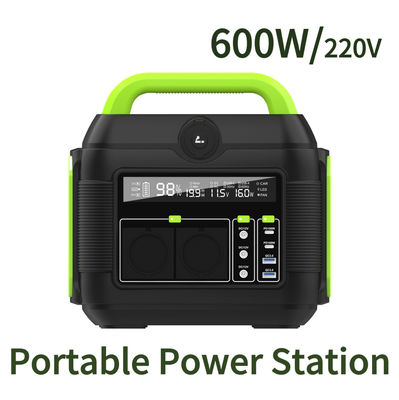 Recycelbare 500W Power Bank 600W Outdoor Portable Lithium Station für Abenteuercamping