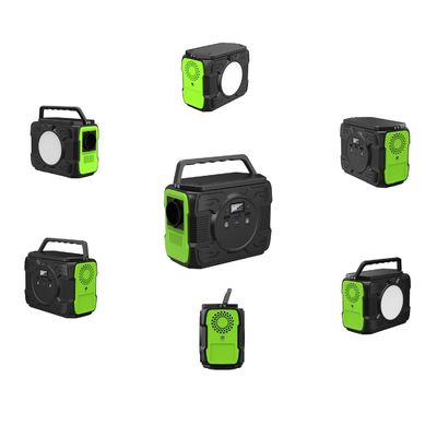 Einfache Bedienung 200 W Portable Power Station mit Solarladung und Lithium-Ionen-Batterie