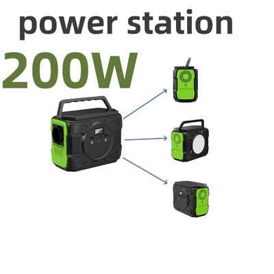 200 Watt Solarenergie Speicher Generator Hot Portable Mobile Power für Notfall Balkon RV