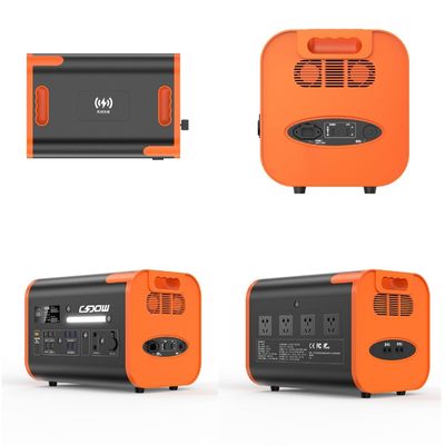 Orange Schwarz 2000 Watt Solarstromgenerator mit Batteriespeicher