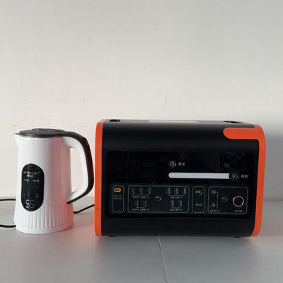 Orange Schwarz 2000 Watt Solarstromgenerator mit Batteriespeicher