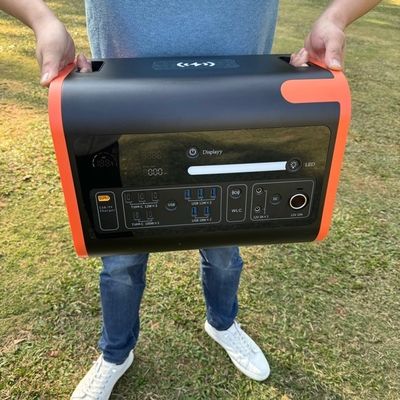 220V reine Sinuswelle LiFePO4 Batterie Solargenerator 2048wh Standby Energiespeicher 2200W tragbares Kraftwerk