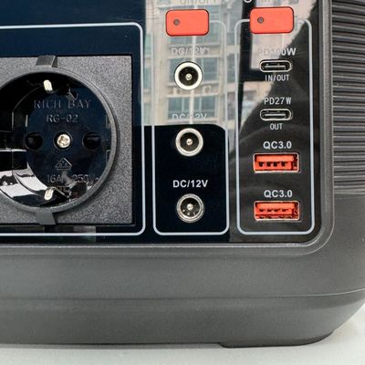 576wh tragbares Kraftwerk 110V 220V 600W Solargenerator