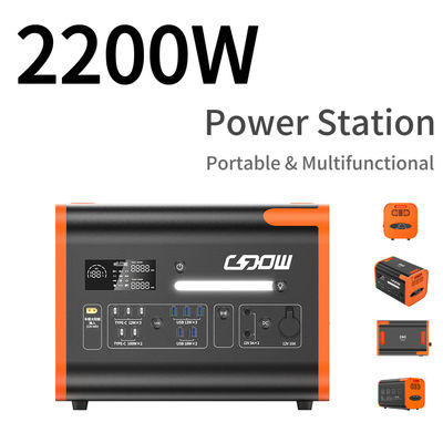 Solaranlage Notstromversorgung 500W 1000W 2200W Outdoor-Portable Power Station