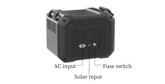 3600W reine Sinewellen-Portable Power Station LiFePO4 Solarenergie Speicher BMS Batterieversorgung