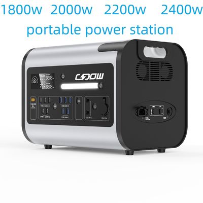 Reine Sinuswelle LiFePO4 220V Mobilkraftwerk für Haushalte im Freien 2200W Energiespeicher