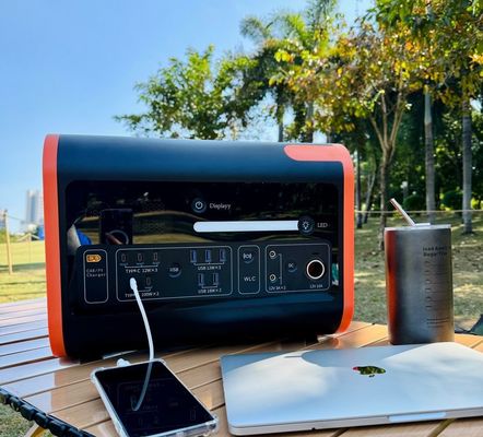 1800W 2000W 2200W Portable Power Station 2kw mit Lithium LiFePO4 Batterie AT22 Schwarz