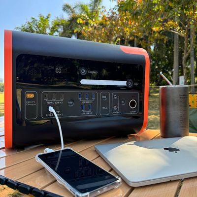 2200W tragbare Generator mit 230V AC/DC Ausgangsstrombank und drahtlosem Ladegerät 15W