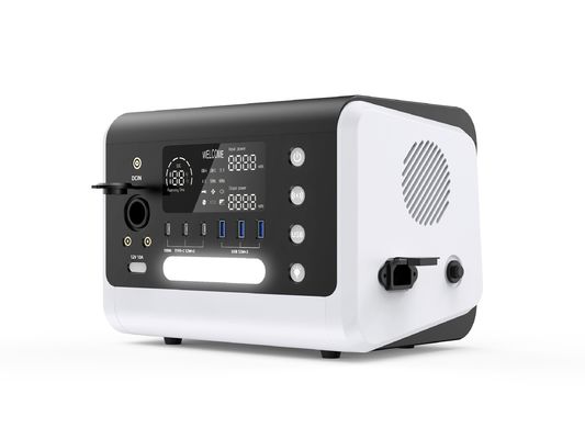 600W kleine mobile Solarenergie-Speicherbatteriestation mit 12V/10A Gleichstrom-Ausgang HT06