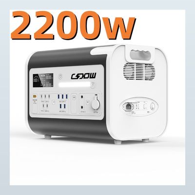 4400W Spitzenleistung Outdoor-Portable-Energiespeicherstation mit Klappsolarzellen