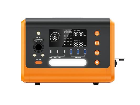 600W Solarkraftwerk Portable High Power AC-Versorgung mit 12W*3 USB-Ausgang und HT06